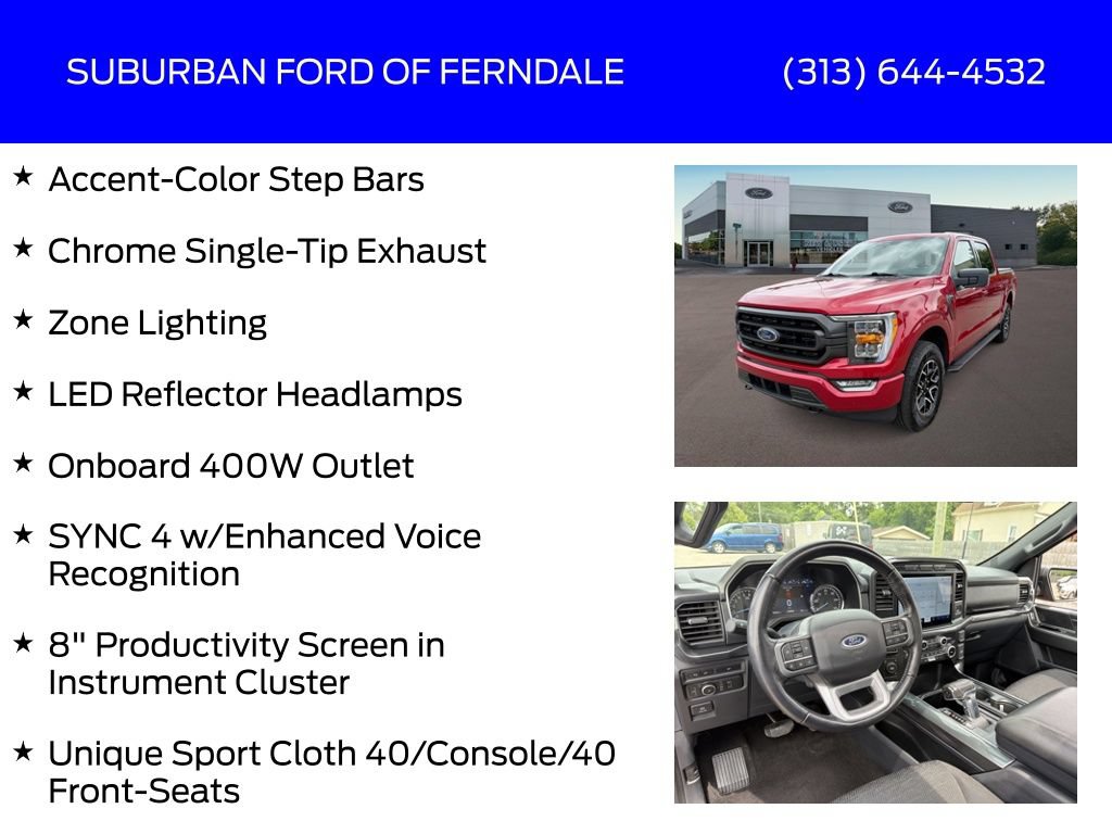 Used 2022 Ford F150 XLT w/ Equipment Group 302A High AWD/4WD image 25