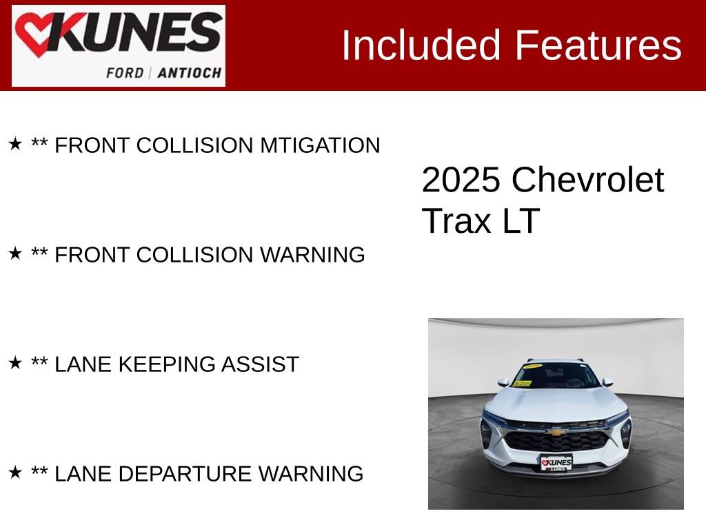 Used 2025 Chevrolet Trax LT FWD image 4
