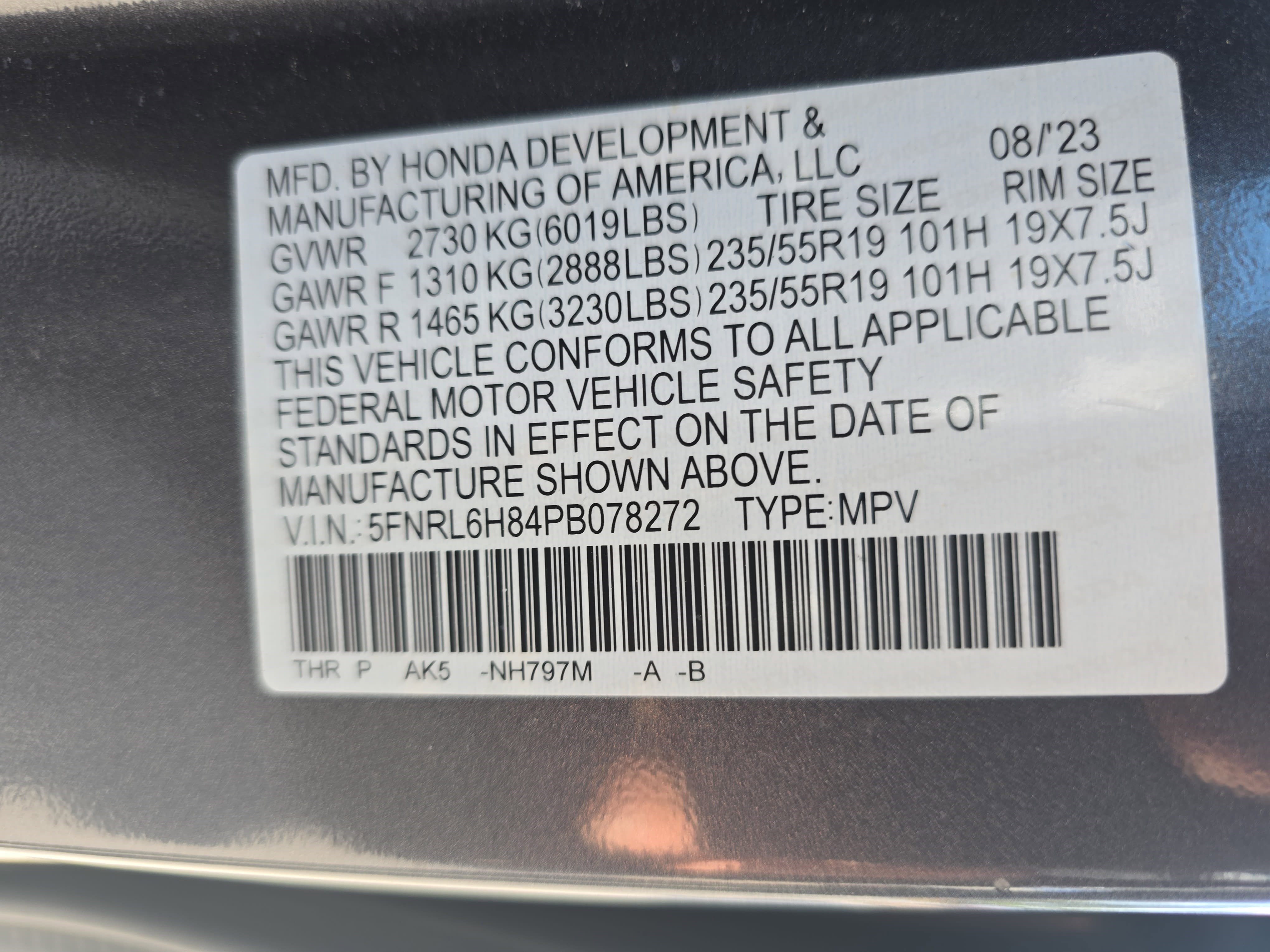 Used 2023 Honda Odyssey Touring image 39