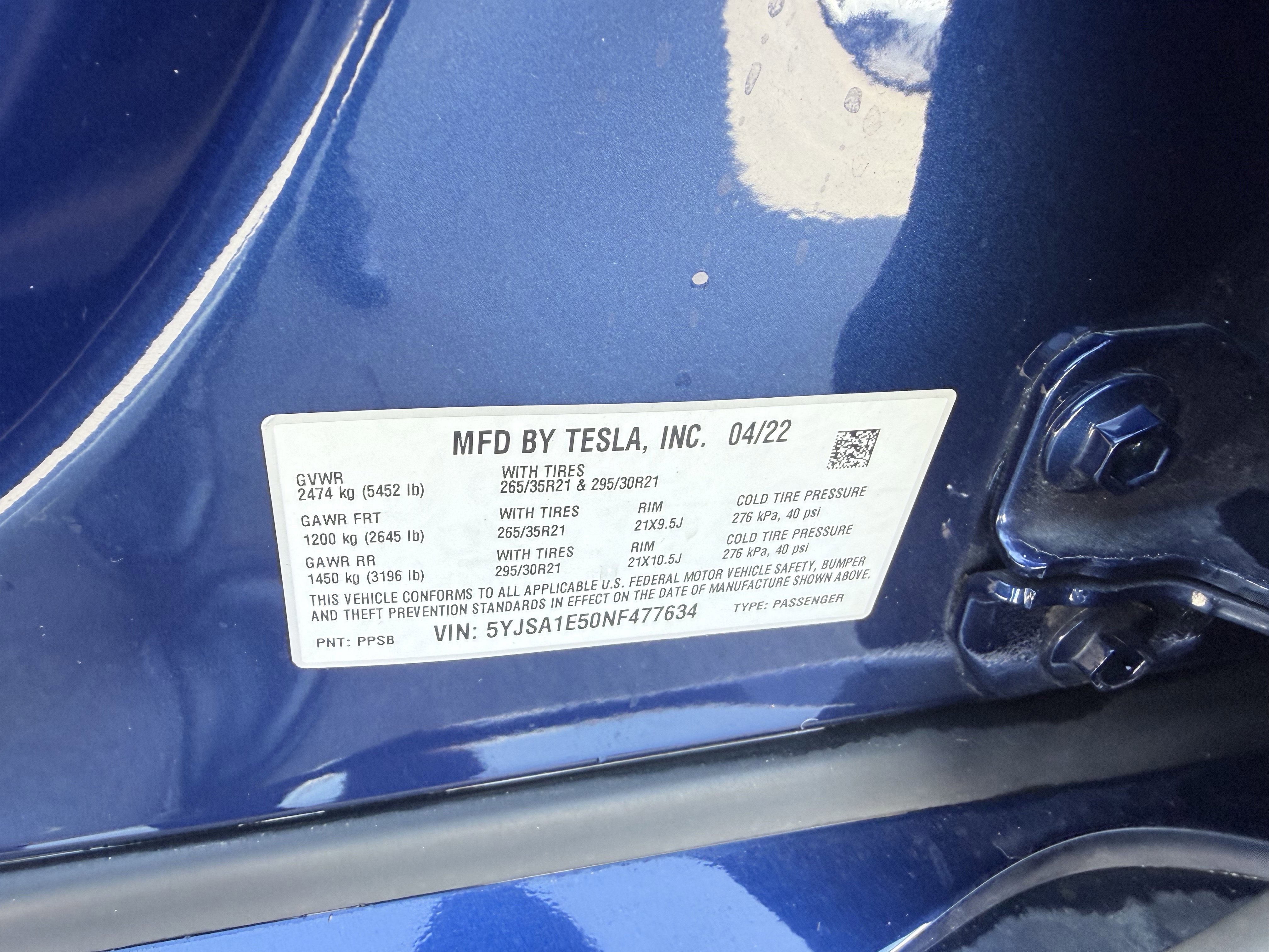 Used 2022 Tesla Model S image 30