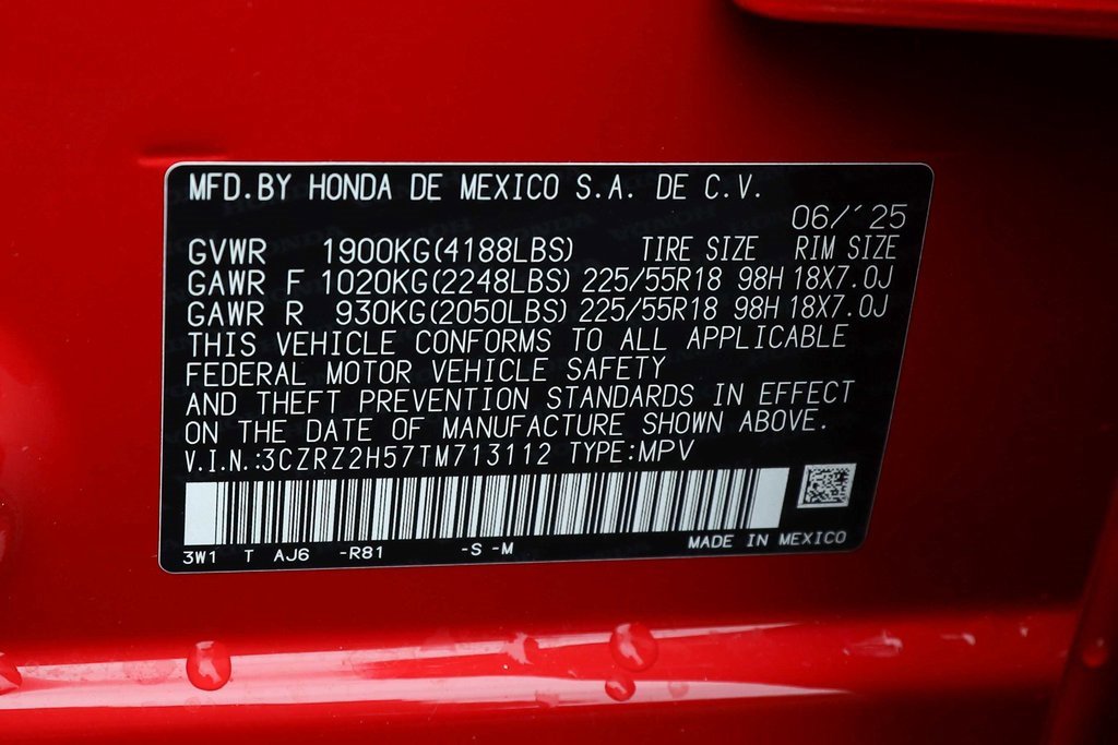 Certified 2026 Honda HR-V Sport image 29