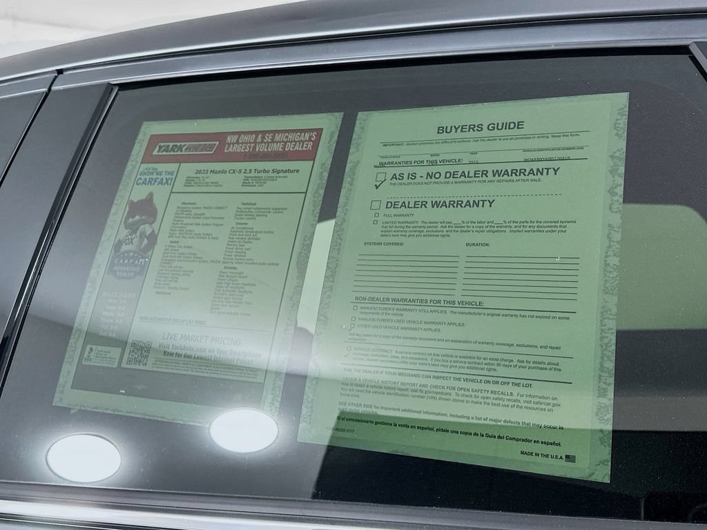 Certified 2023 MAZDA CX-5 Signature AWD/4WD image 12