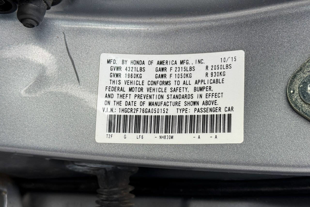 Used 2016 Honda Accord EX image 19
