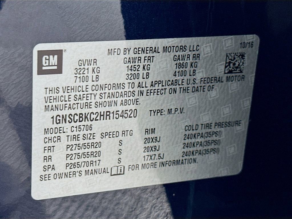 Used 2017 Chevrolet Tahoe LT image 35