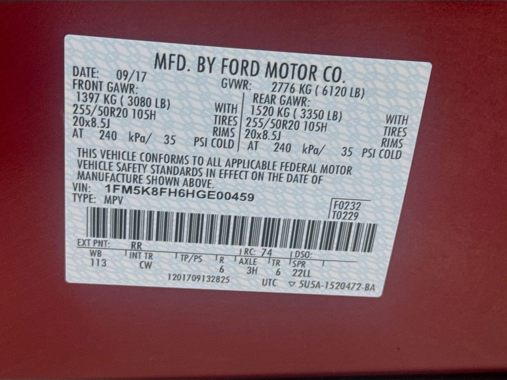 Used 2017 Ford Explorer Limited w/ Equipment Group 301A image 30