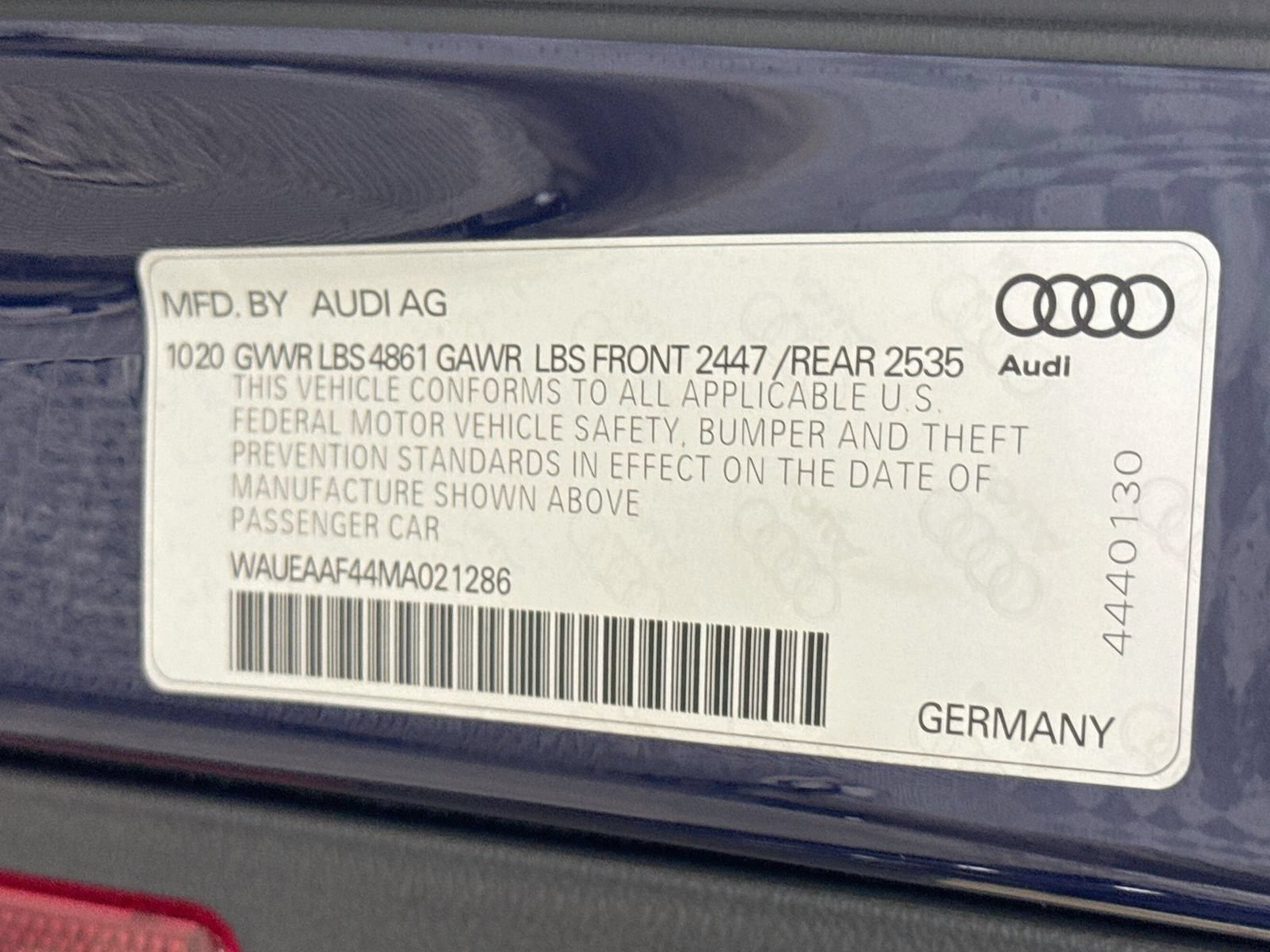 Certified 2021 Audi A4 2.0T Premium Plus w/ Premium Plus Package AWD/4WD image 31