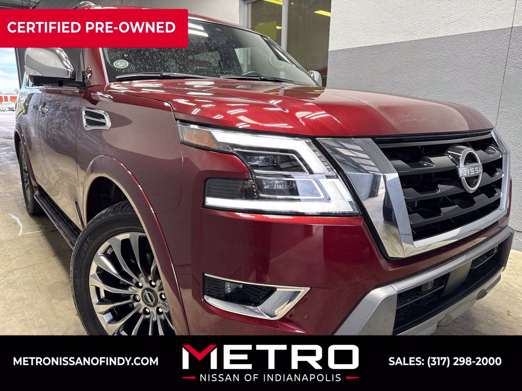Used 2023 Nissan Armada Platinum w/ Captain's Chairs Package AWD/4WD image 2