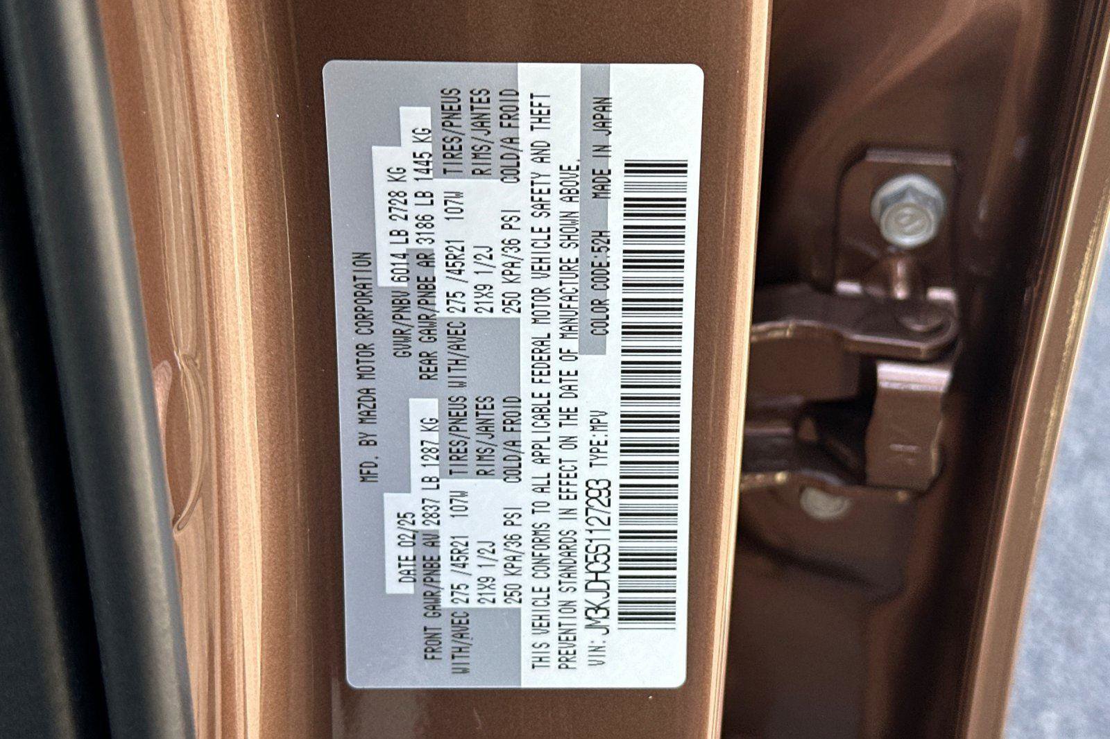 New 2025 MAZDA CX-70 3.3 Turbo S w/ Premium Package image 24