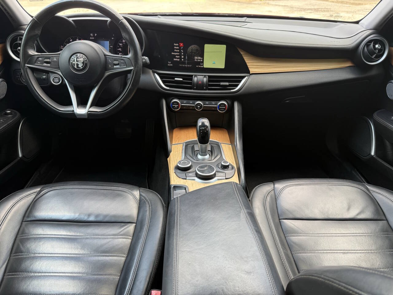 Used 2017 Alfa Romeo Giulia Ti w/ TI Lusso Light Wood Package RWD image 4
