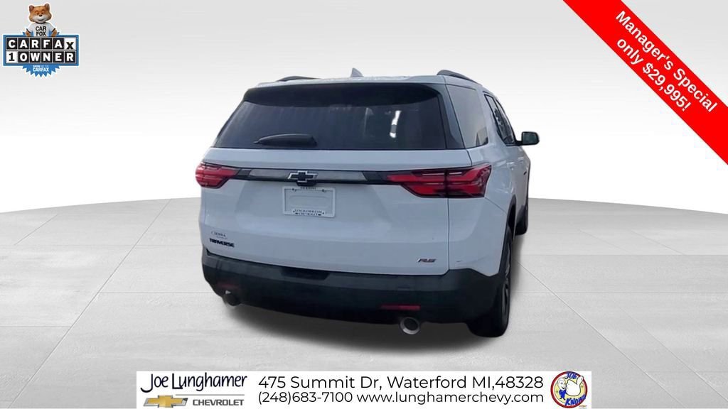 Certified 2023 Chevrolet Traverse RS FWD image 7