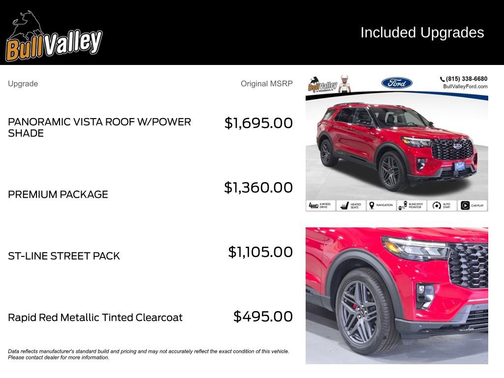 Used 2025 Ford Explorer ST-Line w/ Premium Package image 11