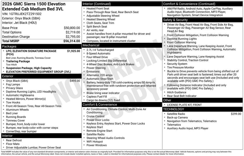 New 2026 GMC Sierra 1500 Elevation AWD/4WD image 6