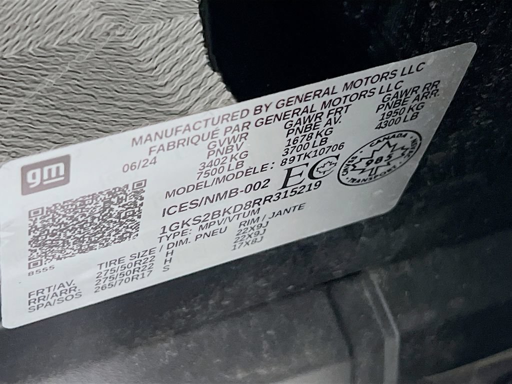 Certified 2024 GMC Yukon SLT w/ LPO, Floor Liner Package AWD/4WD image 28