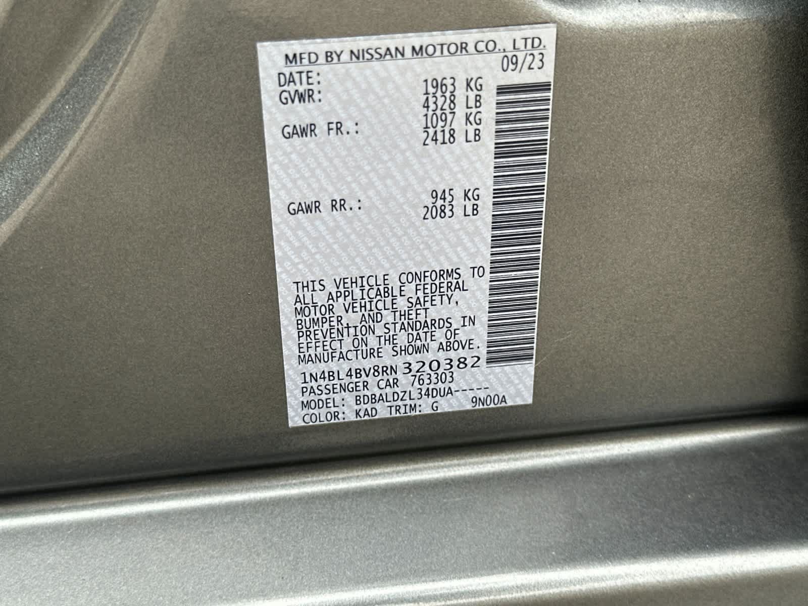 Used 2024 Nissan Altima 2.5 S FWD image 29