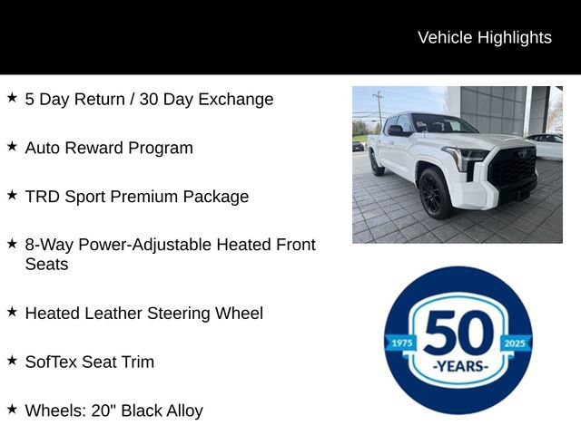 Used 2024 Toyota Tundra SR5 w/ TRD Sport Premium Package image 7