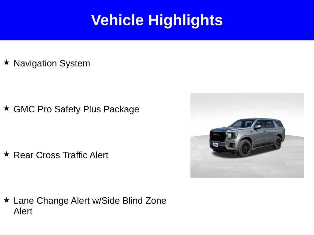 Used 2024 GMC Yukon SLE w/ Max Trailering Package AWD/4WD image 2