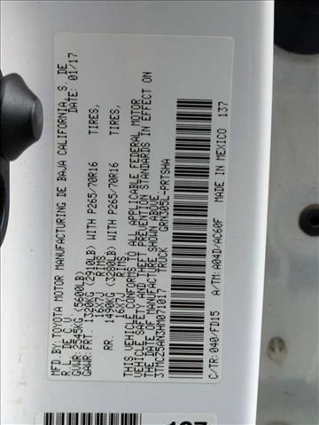 Used 2017 Toyota Tacoma TRD Off-Road AWD/4WD image 16