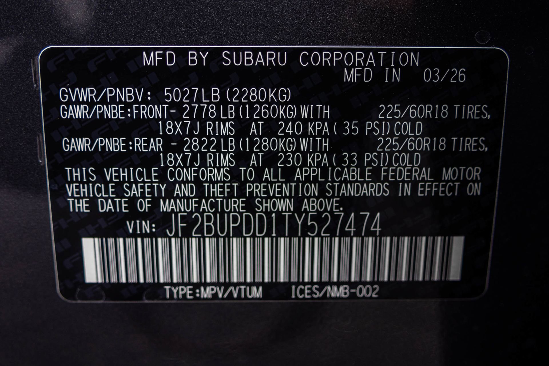 New 2026 Subaru Outback Limited AWD/4WD image 48