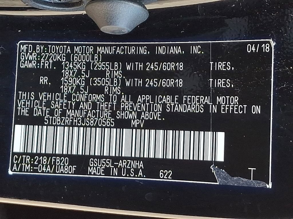 Used 2018 Toyota Highlander LE w/ Protection Package #3 AWD/4WD image 26