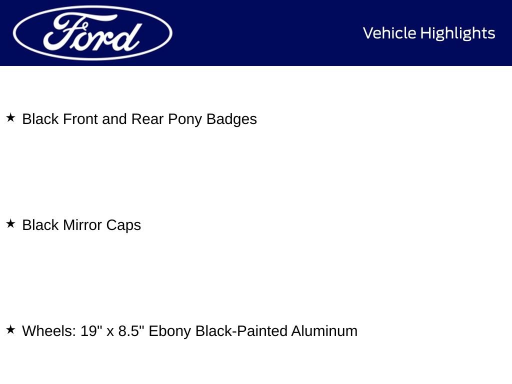 New 2026 Ford Mustang Coupe w/ Mustang Nite Pony Package RWD image 10