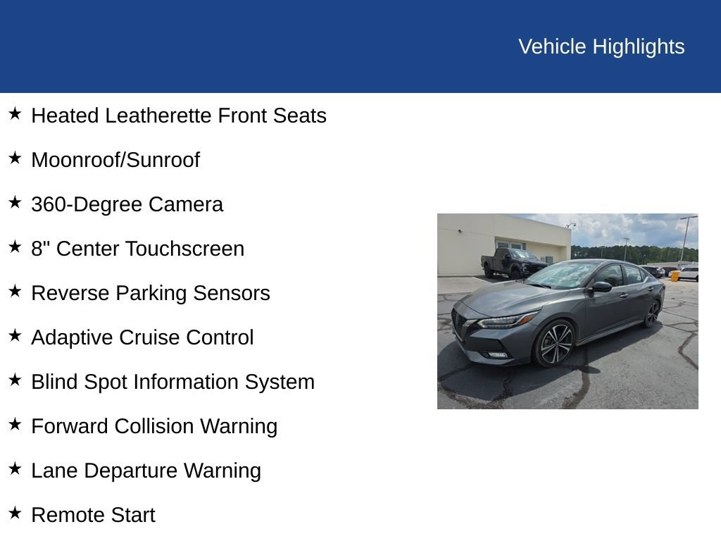 Used 2021 Nissan Sentra SR w/ SR Premium Package FWD image 12