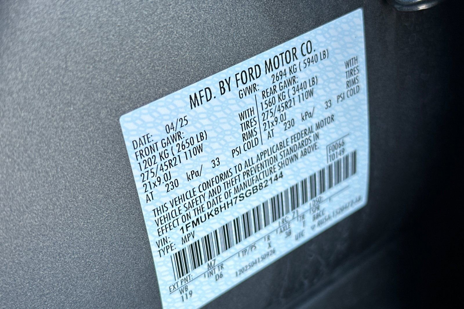 Used 2025 Ford Explorer Platinum w/ LUX Leather Package image 60