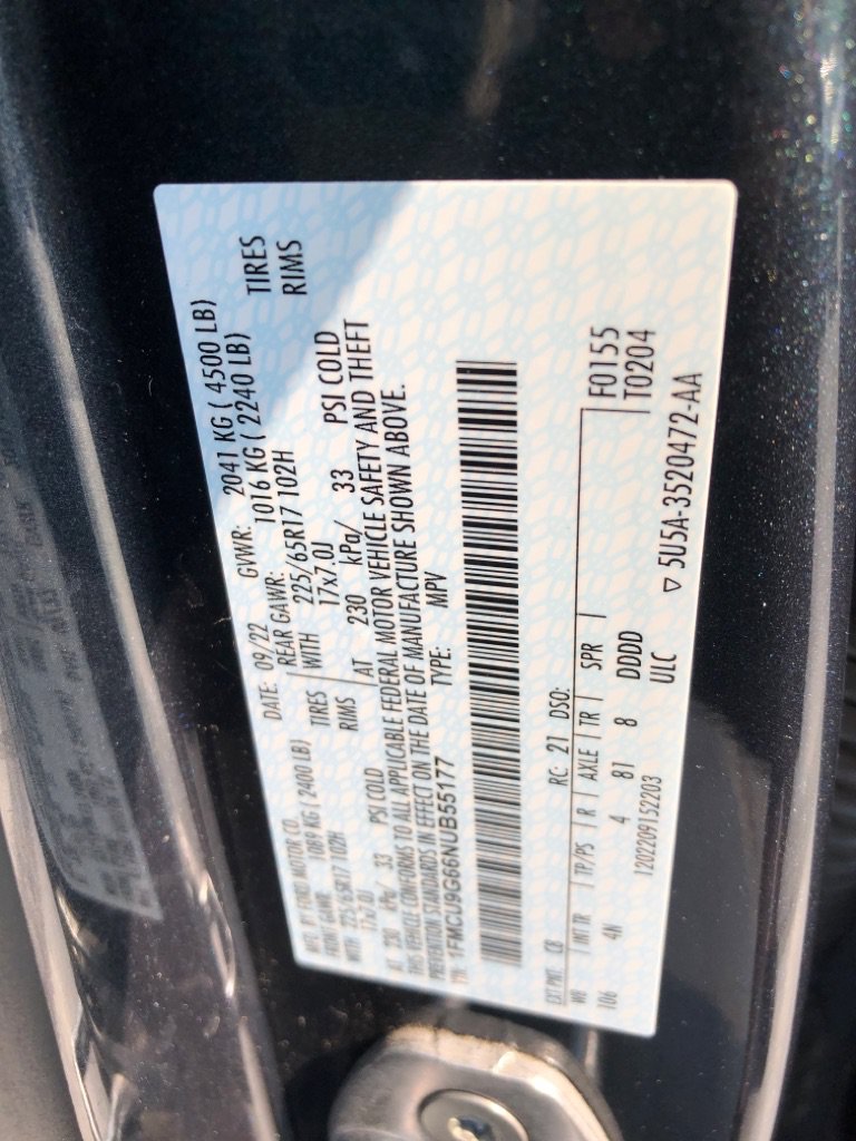 Used 2022 Ford Escape SE AWD/4WD image 39
