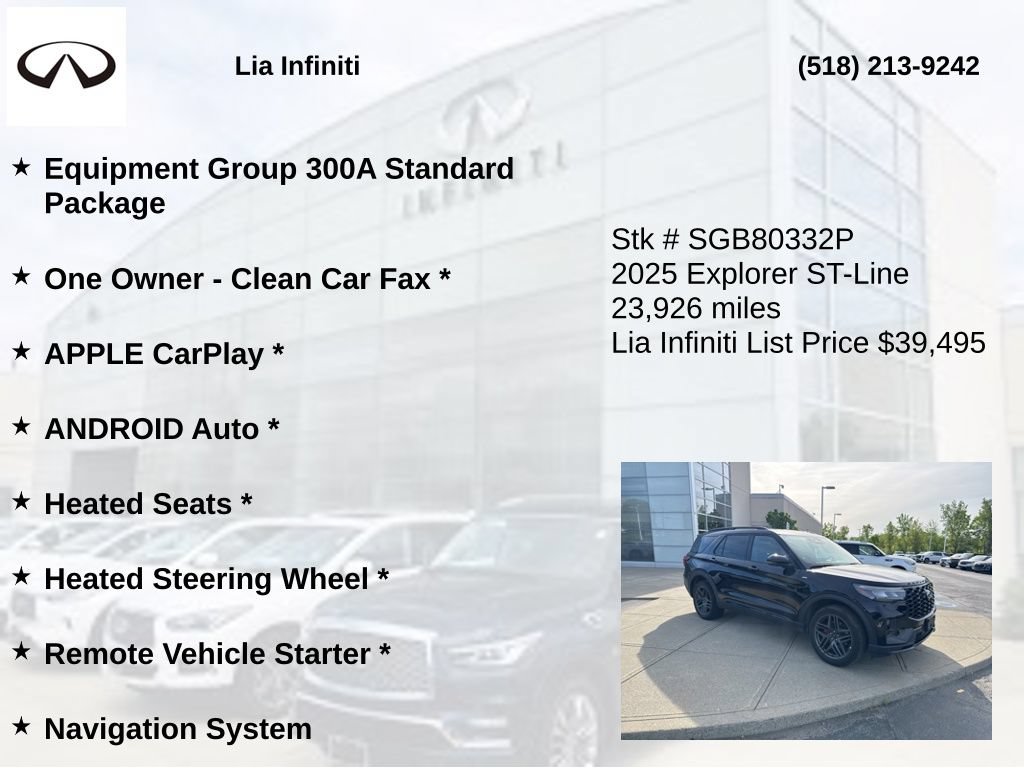 Used 2025 Ford Explorer ST-Line w/ ST-Line Street Pack AWD/4WD image 10