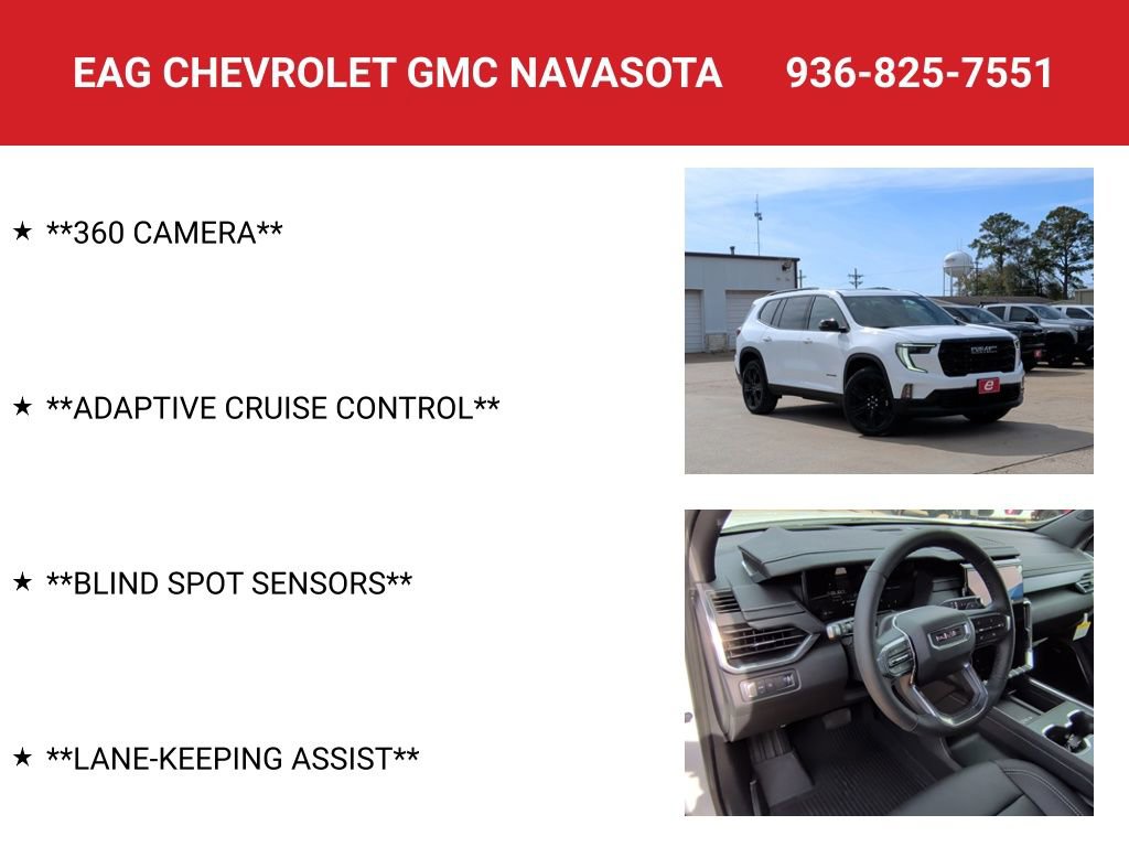 New 2026 GMC Acadia Elevation w/ Black Edition image 8