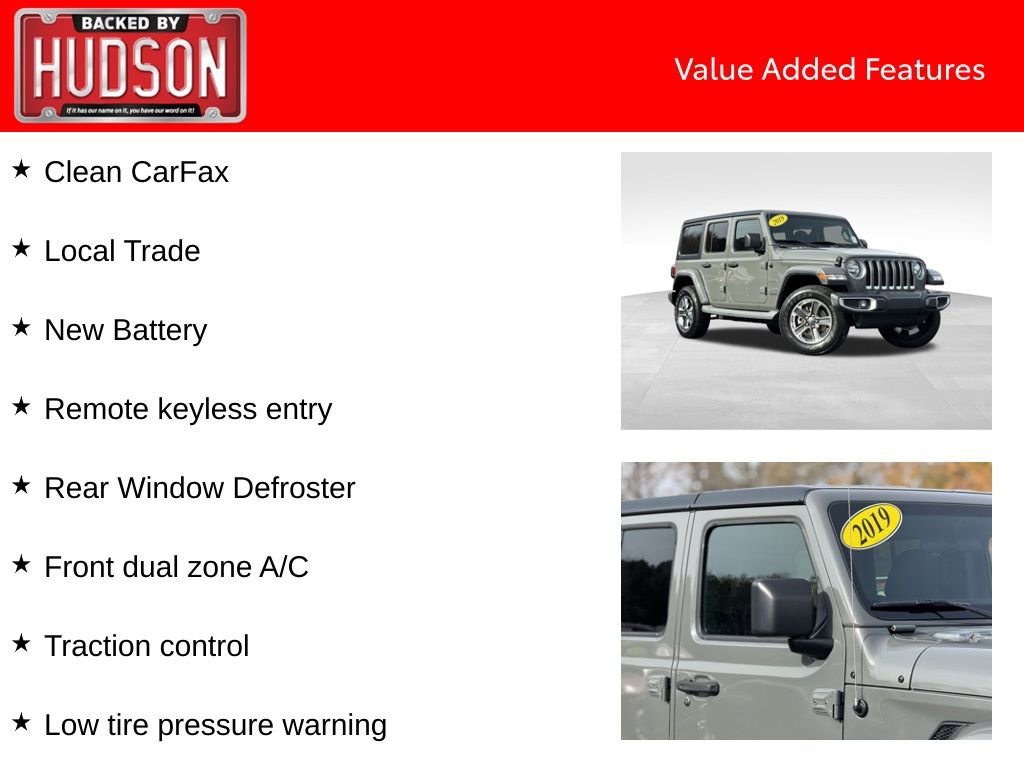 Used 2019 Jeep Wrangler Unlimited Sahara image 3