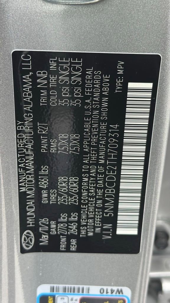 Certified 2026 Hyundai Tucson SEL AWD/4WD image 11