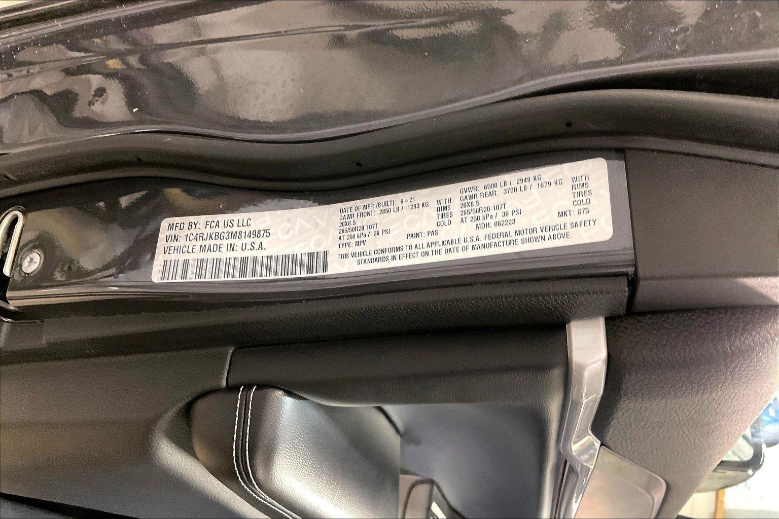 Used 2021 Jeep Grand Cherokee L Limited w/ Trailer Tow Package image 34