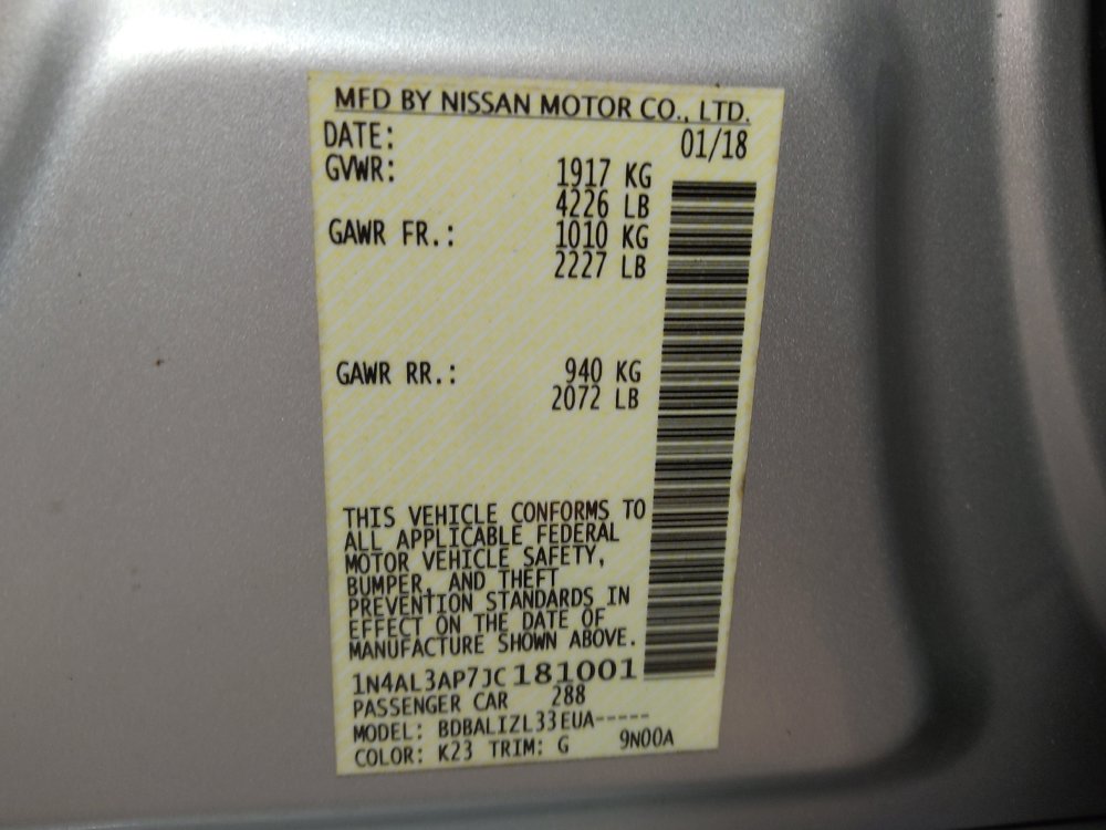 Used 2018 Nissan Altima 2.5 SV FWD image 33
