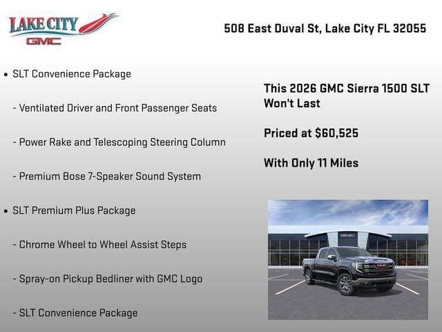 New 2026 GMC Sierra 1500 SLT w/ SLT Premium Plus Package AWD/4WD image 39
