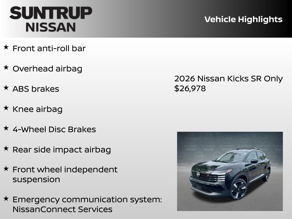 Used 2026 Nissan Kicks SR FWD image 16