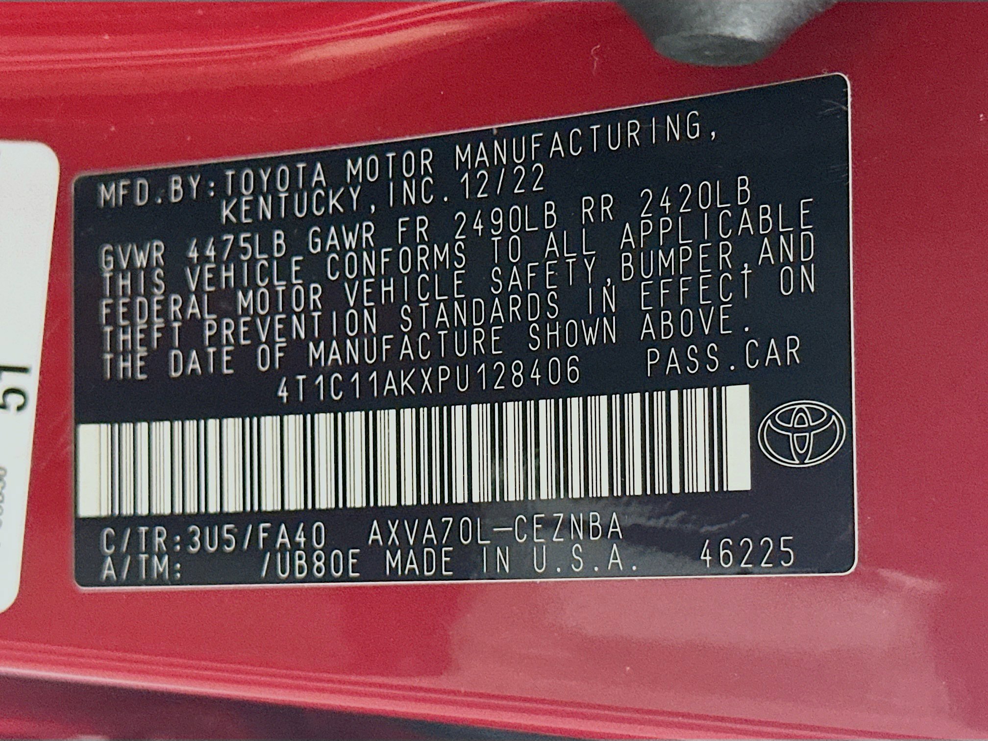 Used 2023 Toyota Camry LE image 12