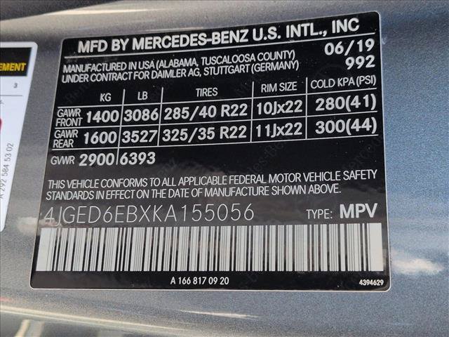 Certified 2019 Mercedes-Benz GLE 43 AMG 4MATIC Coupe image 19