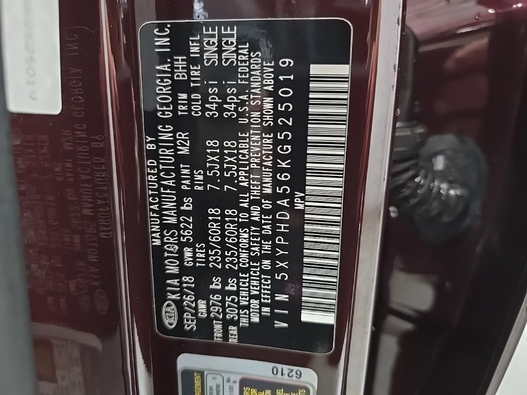 Used 2019 Kia Sorento EX AWD/4WD image 16
