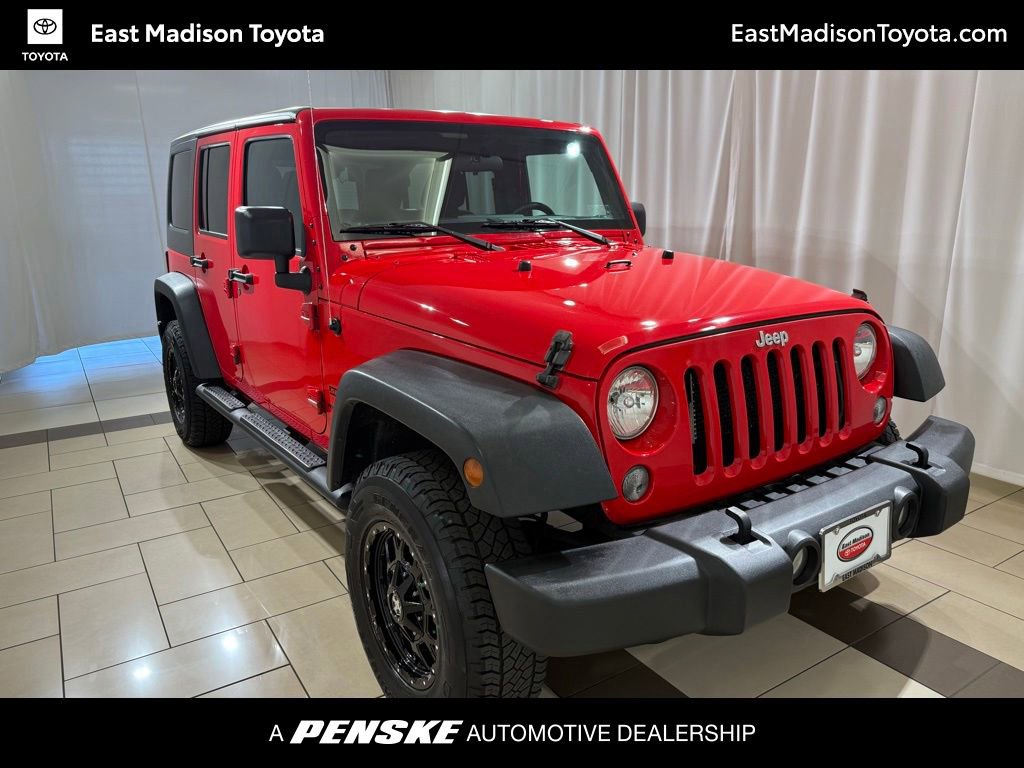 Used 2018 Jeep Wrangler Unlimited Sport w/ Connectivity Group AWD/4WD image 1