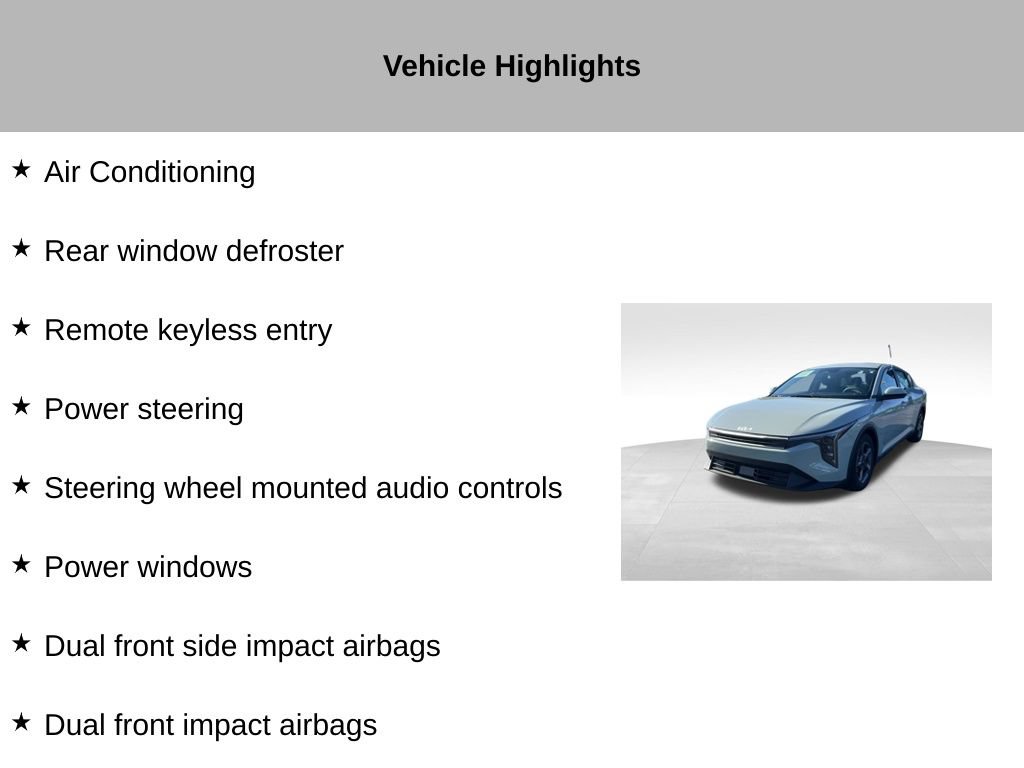 Certified 2025 Kia K4 FWD image 19