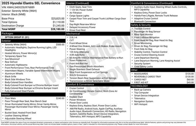 Certified 2025 Hyundai Elantra SEL image 4