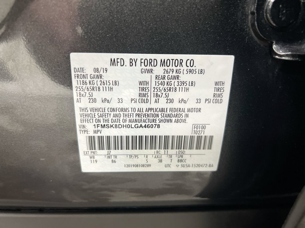Used 2020 Ford Explorer XLT AWD/4WD image 28