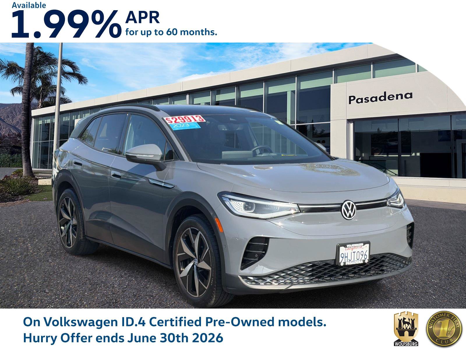 Certified 2023 Volkswagen ID.4 Pro S RWD image 1