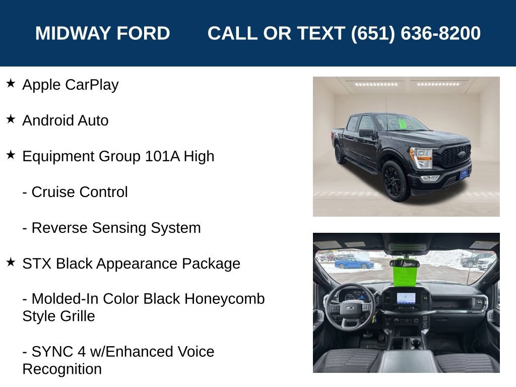 Used 2022 Ford F150 XL w/ STX Black Appearance Package image 7