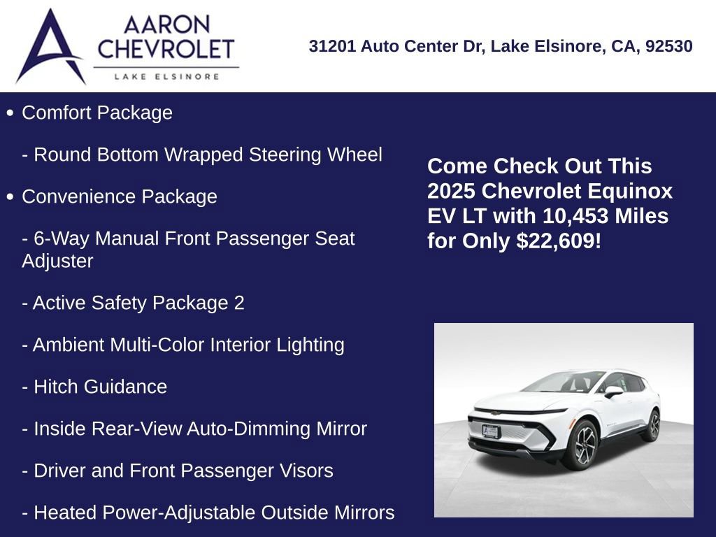 Used 2025 Chevrolet Equinox EV LT w/ Convenience Package image 10