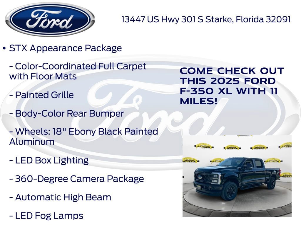 New 2025 Ford F350 XL w/ STX Appearance Package image 15