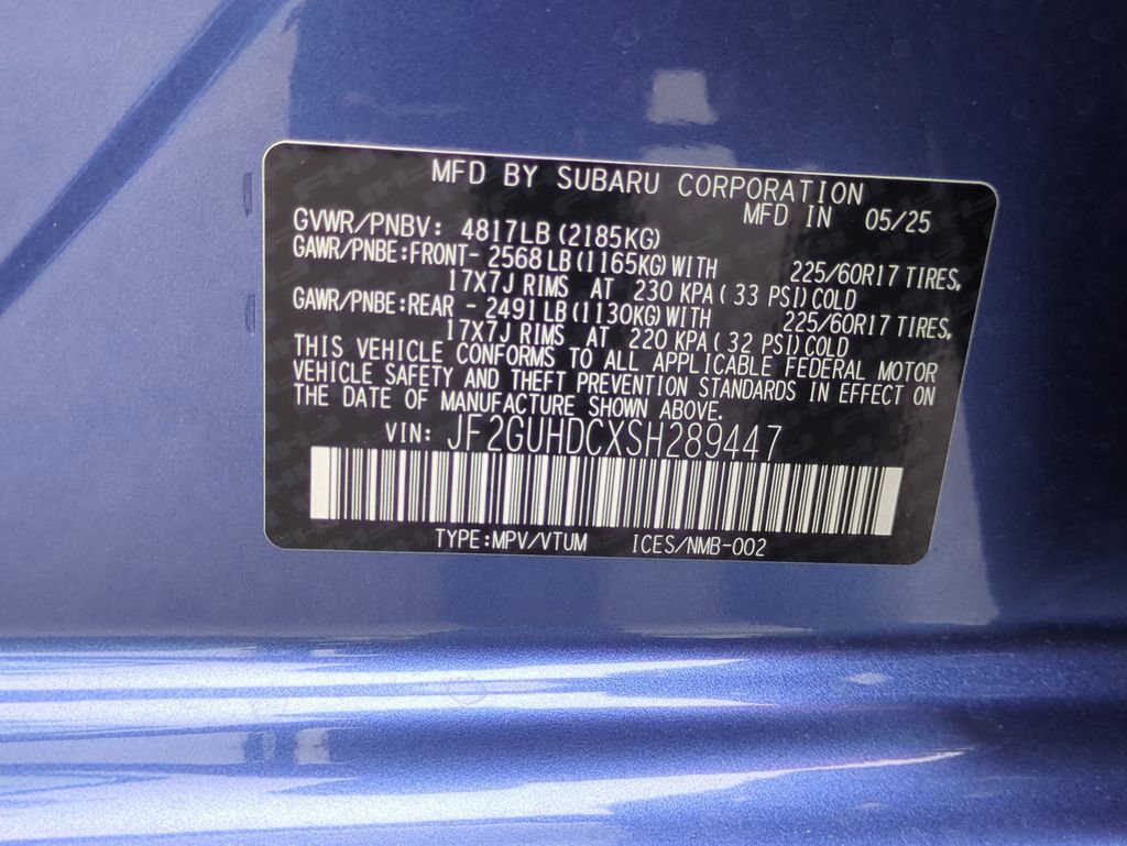 New 2025 Subaru Crosstrek 2.5i Premium image 24