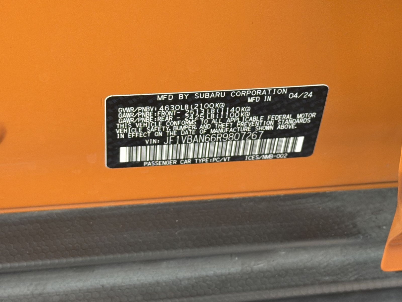 Used 2024 Subaru WRX Limited AWD/4WD image 28