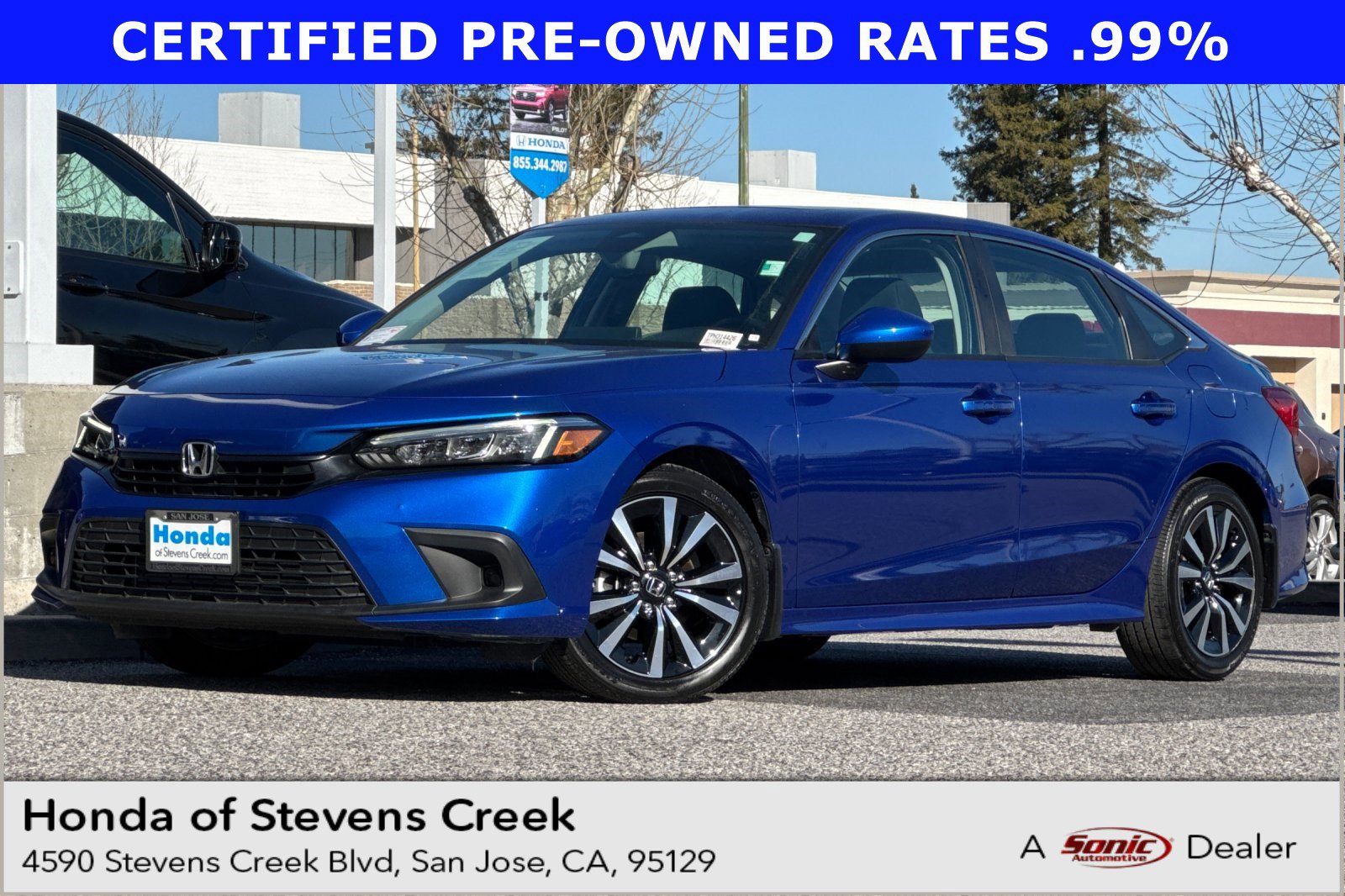 Certified 2023 Honda Civic EX image 1