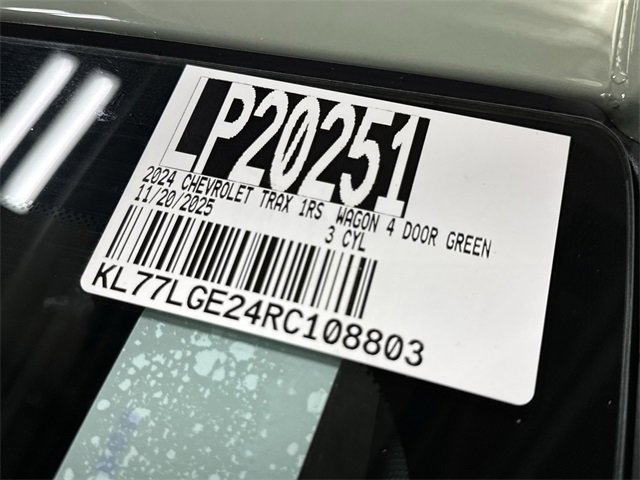 Certified 2024 Chevrolet Trax RS w/ Driver Confidence Package image 28